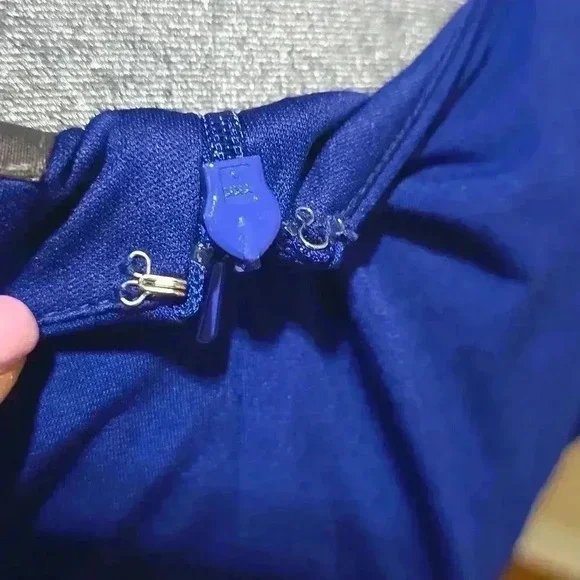 Vince Camuto Midi dress cob cobalt purple women’s size 8 - Picture 3 of 15